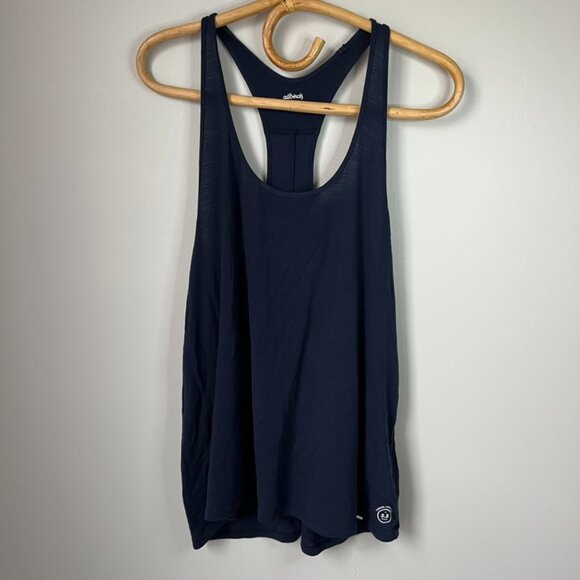 Allbirds Natural Flow Studio Tank True Navy Women's Large - Picture 3 of 8